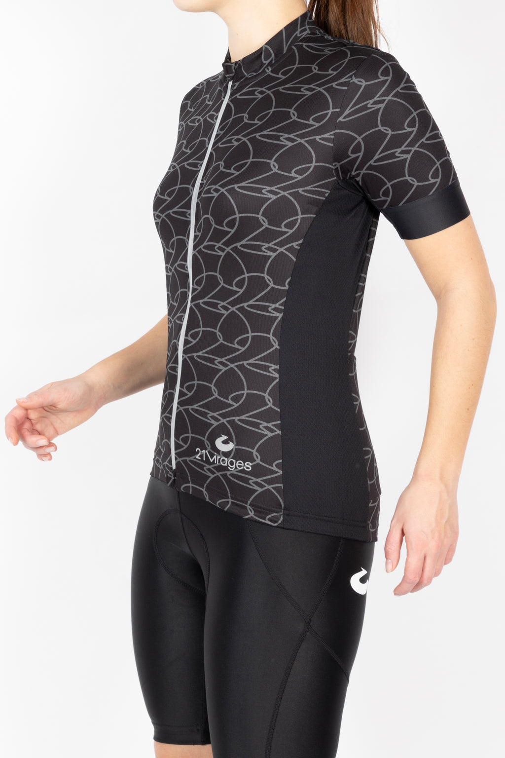 21Virages Agnes Jersey SS - Black/Anthracite