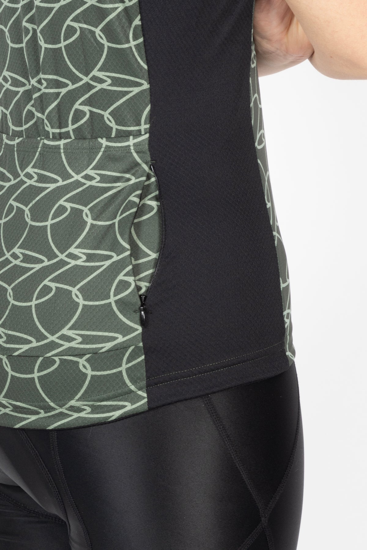 21Virages Agnes Jersey SS - Pine/Sage Green