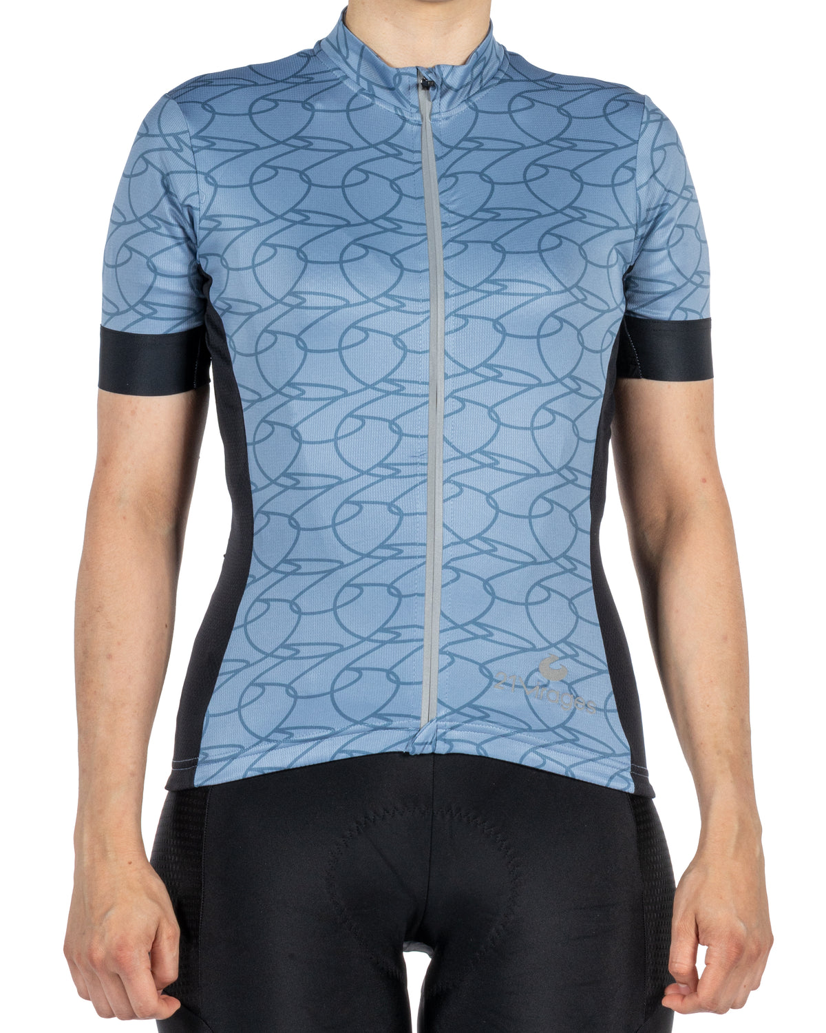 21Virages Agnes Jersey SS - Seaside/Slate