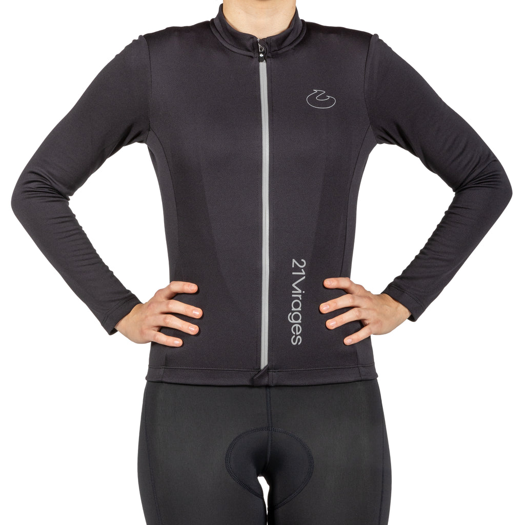 21Virages Cahors W LS Jersey - Black