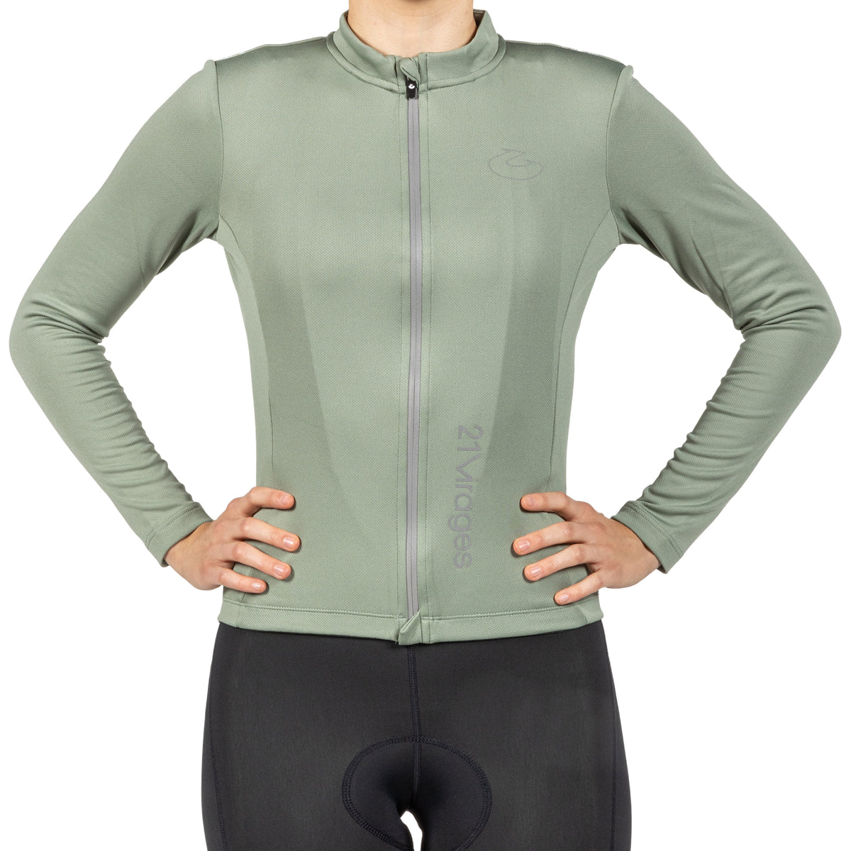 21Virages Cahors W LS Jersey - Sage Green