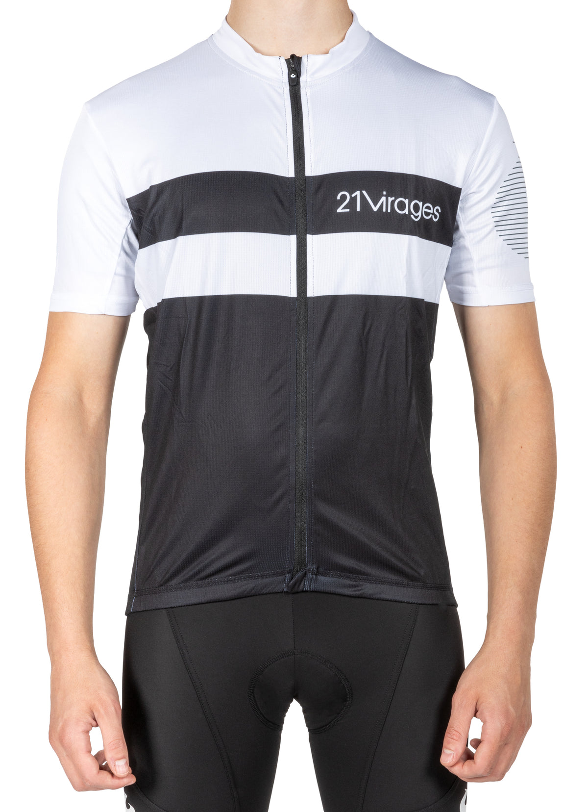 21Virages Dome Jersey SS - Black/White