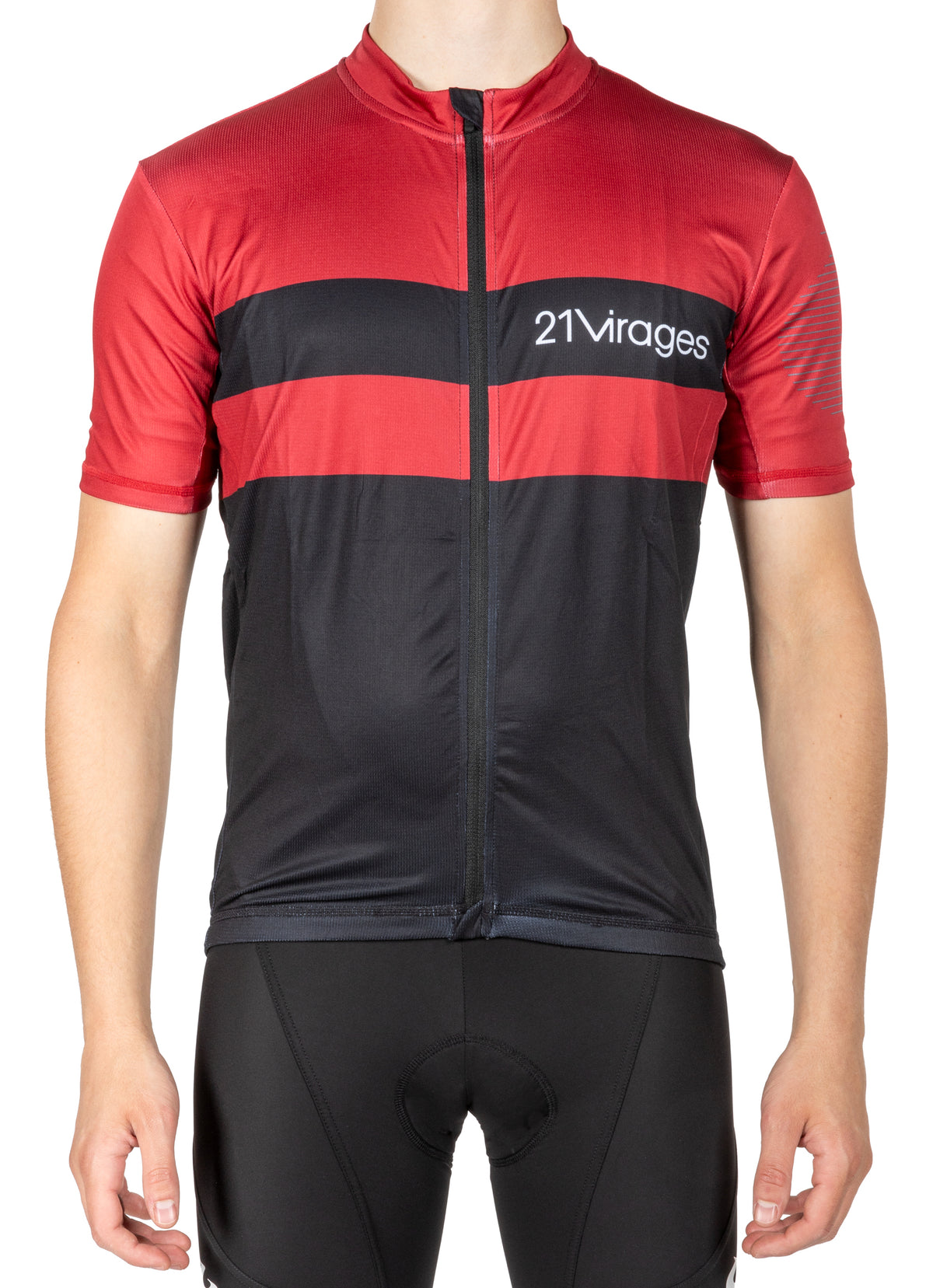 21Virages Dome Jersey SS - Red/Black