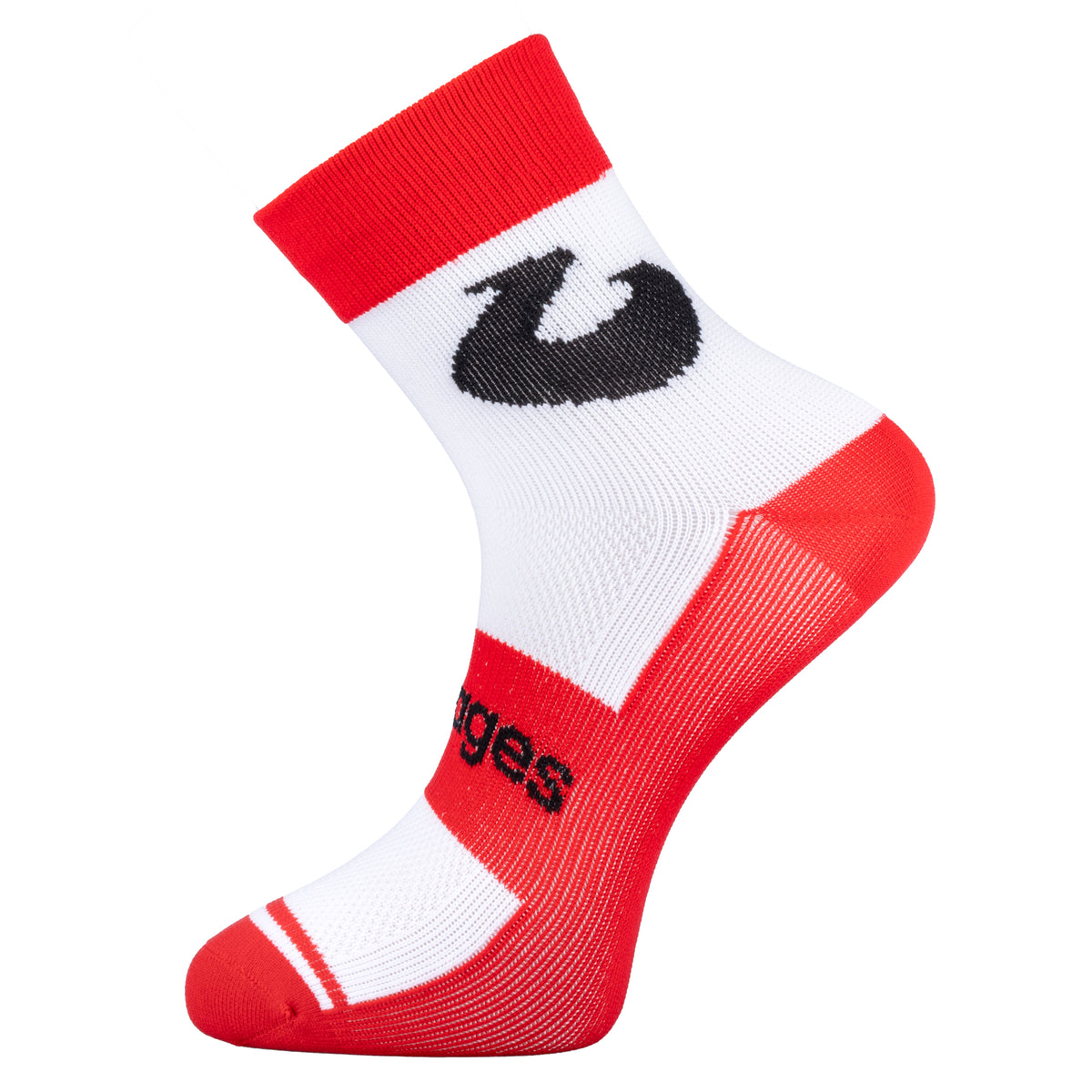 21Virages Logo Socks - White/Red