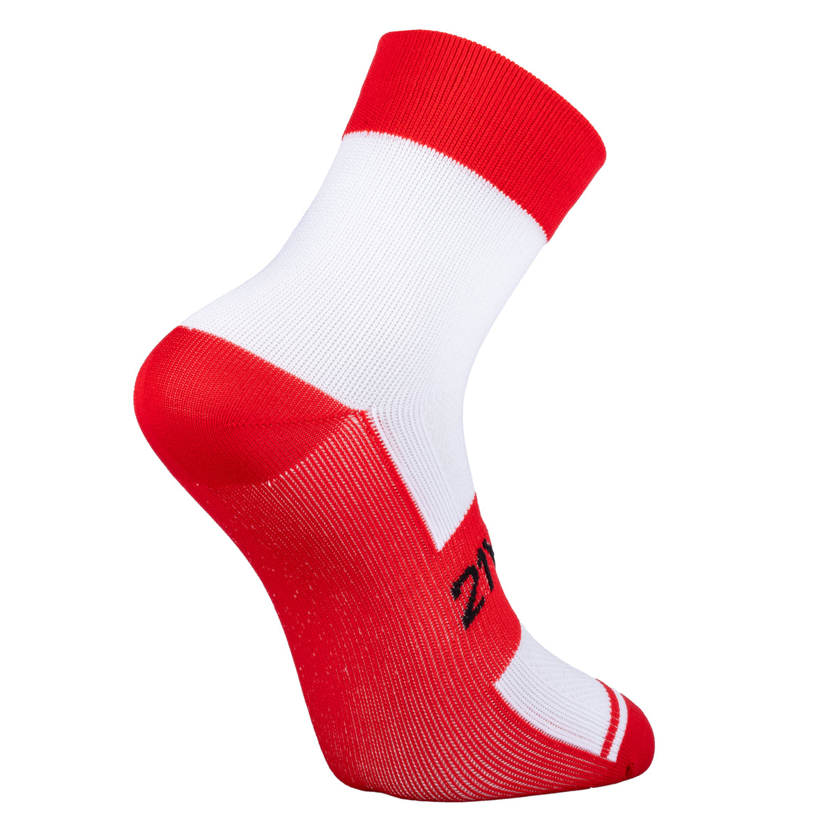 21Virages Logo Socks - White/Red