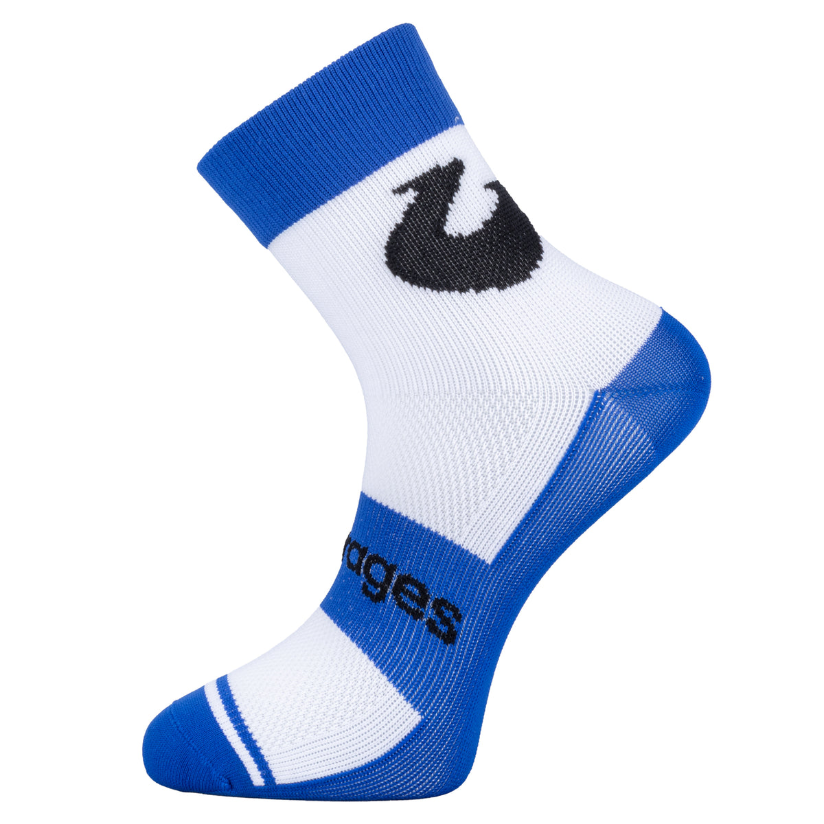 21Virages Logo Socks - White/Ultramarine
