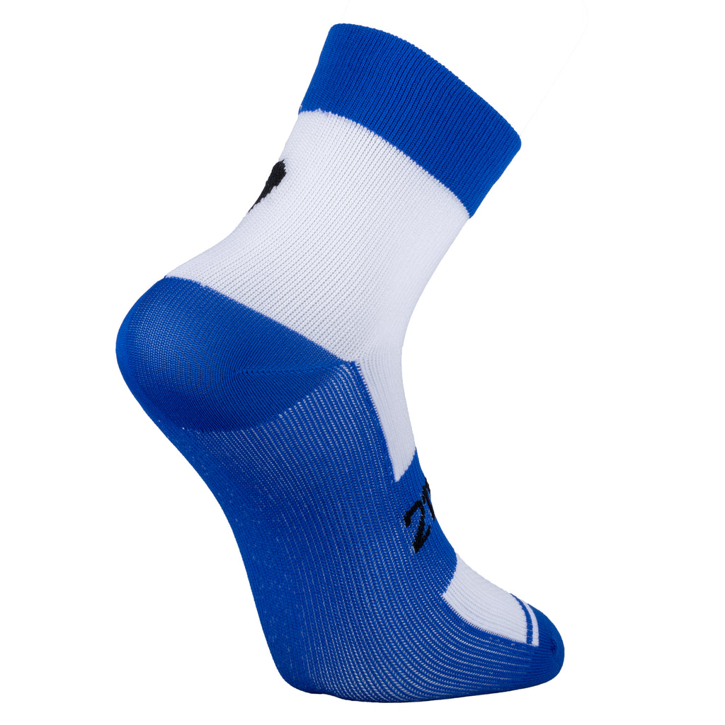 21Virages Logo Socks - White/Ultramarine