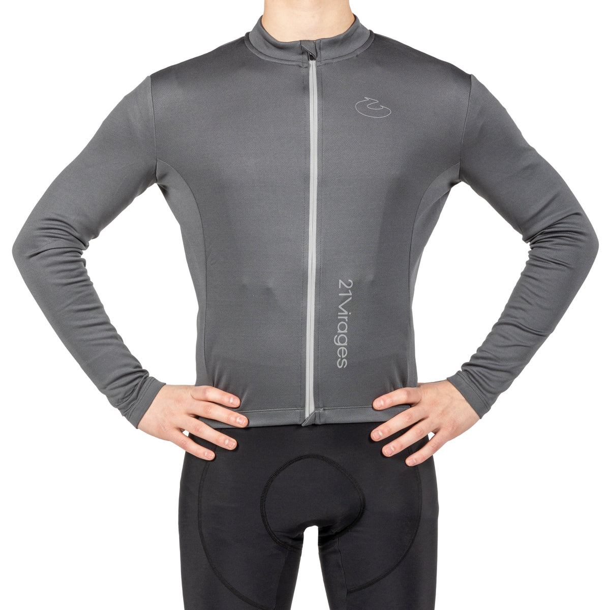 21Virages Nagaro LS Jersey - Anthracite