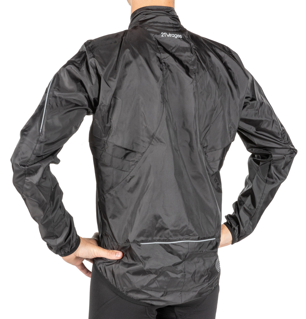 21Virages Tourmalet Wind Jacket - Black